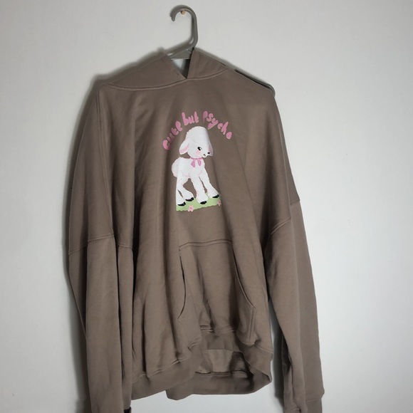 Cute but psycho oversized hoodie - Picture 4 of 4